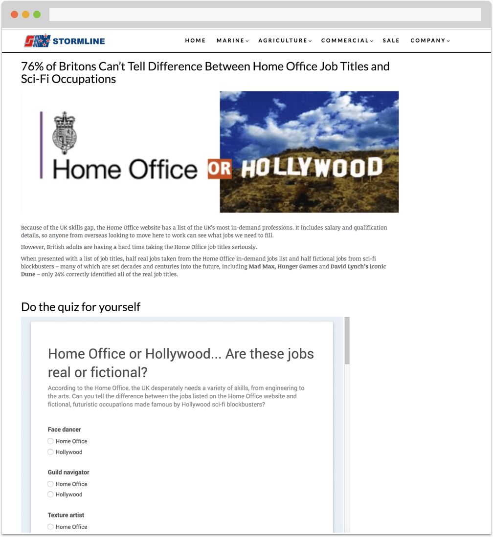 stormline case study